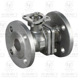 2PC Flanged Stainless Steel Full Bore Ball Valve (PQ41F)