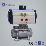 Stainless Steel 3PC Ball Valve with Actuator