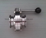 Stainless Steel Sanitary Clamp Butterfly Valve