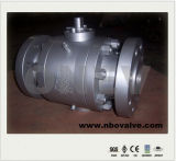Trunnion Mounted Gear Operated A105 Flanged Ball Valve (1500LB-3
