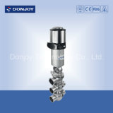 Jacketed Type Insulation Divert Seat Valve for Sanitary Pipe