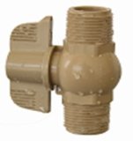 Male and Male Thread Ball Valve