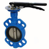 Dn80 Cast Iron Manual Butterfly Valve with Lever Opearted (D71X-16)