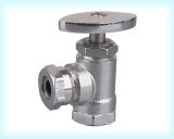 Brass Plated Angle Valve with ABS Handle (AV3019)