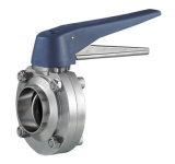 Stainless Steel Hygienic Welded Butterfly Valve with Multi-Positon Handle