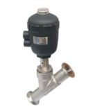 Clamp End Pneumatic Angle Seat Valve