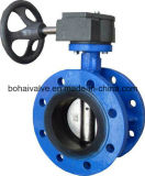 Ductile Iron/Carbon Steel Manual Flanged Butterfly Valve