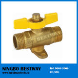 T Handle Male Ends Brass Gas Valve (BW-B134)