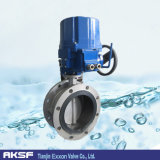 Control Flanged Butterfly Valve with Pneumatic Actuator