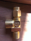 Brass O2 Valve Qf-2d for Industrial Oxygen Gas Cylinders