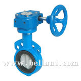 Worm-Actuated Wafer Manual Butterfly Valves