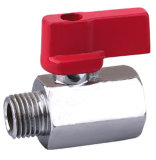 Miniature Brass Ball Valve with Polished Chrome Plated