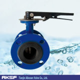 Flanged Butterfly Valve in Ductile Iron Body EPDM Seat with Handle