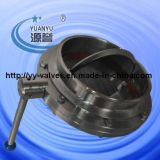 Stainless Steel Sanitary Butterfly Valve (DN15-DN600)