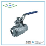 Stainless Steel Full Bore Screwed 2PC Ball Valve in 2000wog