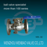 ANSI 2-PC Stainless Steel Manual Operated Flanged Ball Valve