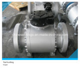 Worm Gear Trunnion Forged Carbon Steel Flanged Ball Valves