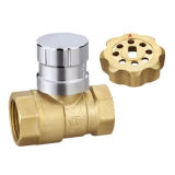 216 Brass Magnetic Ball Valve With Lock (SS2190)