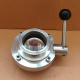 Stainless Steel Sanitary Triclover Ends Butterfly Valves