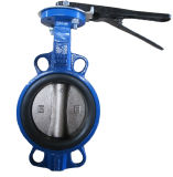 Wafer Butterfly Valve with Lever Centre Lined