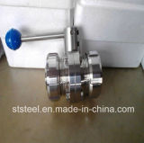Sanitary Butterfly Valve in Ss316L