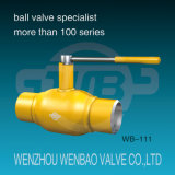 GOST Fully Welded Standard Port Natural Gas Steel Ball Valve