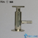 Sanitary Stainless Steel Sampling Valve with Tri-Clamp Ends