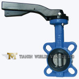 Aluminum Handle Stainless Steel Wafer Butterfly Valve D71X-10/16/150lb