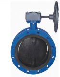 Double Flanged Rubber Lined Butterfly Valve