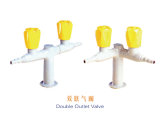 Deck Mounted Double Outlet Lab Gas Valve
