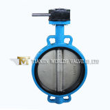 150lb 14 Inch Cast Iron Handle Wheel Wafer Butterfly Valve