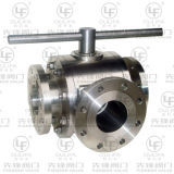 Forged Steel 3-Way Flanged Ball Valve