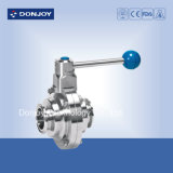 Manual Butterfly Type Ball Valve with Pull Handle