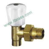 Brass Radiator Valve with Yellow Color