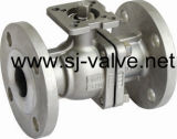 CE Stainless Steel Flanged Ball Valve