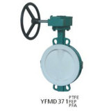 PFA Lined Butterfly Valve for Chemical Industry