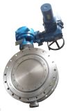 Electric Metal Seat Triple Offset 20 Inch Butterfly Valve for Cement