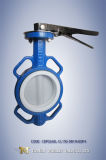 PTFE Seated Handle Wafer Butterfly Valve Without Pin