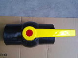 Factory Selling PVC Compact Ball Valve with Yellow Handle