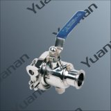 Sanitary Stainless Steel Manual Tri Clamp Asepticball Valve