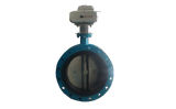 Electric Actuated Double Flanged Butterfly Valve Made of Stainless Steel