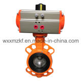 Soft-Sealed Wafer Type Pneumatic Actuator Butterfly Valves