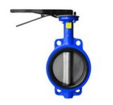 Wafer Type Double Half Shaft Butterfly Valve Without Pin