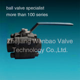 3PC High Pressure Forged Steel Ball Valve 800lb