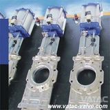 Pneumatic Through Going Knife Gate Valve