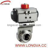 Stainless Steel Pneumatic Butterfly Valve