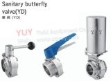 Ss304/316L Manual/Pneumatic Sanitary Butterfly Valve