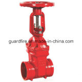 Grooved Type Rising Stem Gate Valve for Fire Fighting