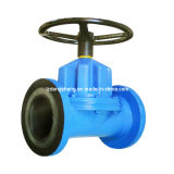 Rubber Lined Diaphragm Valve Hand Wheel Operation