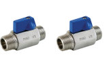 Stainless Steel Male-Male Mini Ball Valve